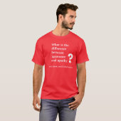 Onwetendheid en apathie t-shirt (Voorkant volledig)