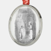 Onwetendheid en Gezocht Metalen Ornament (Links)