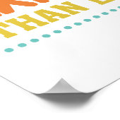 Onwetendheid is duurder dan onderwijs poster (Hoek)