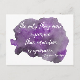 Onwetendheid is een duur Briefkaart voor de resist