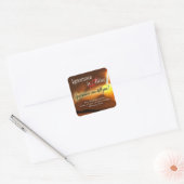 Onwetendheid is geen Bliss Bible Quote Inspirerend Vierkante Sticker (Envelop)