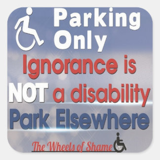 Onwetendheid is geen Disability Sticker