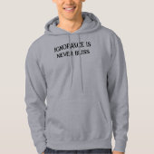 Onwetendheid is nooit een gelukzalig T-shirt (Voorkant)