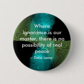 Onwetendheid - knop ronde button 5,7 cm (Voorkant)