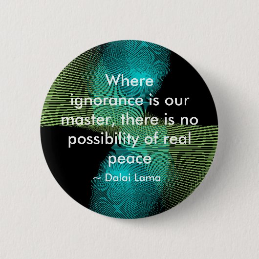 Onwetendheid - knop ronde button 5,7 cm (Voorkant)
