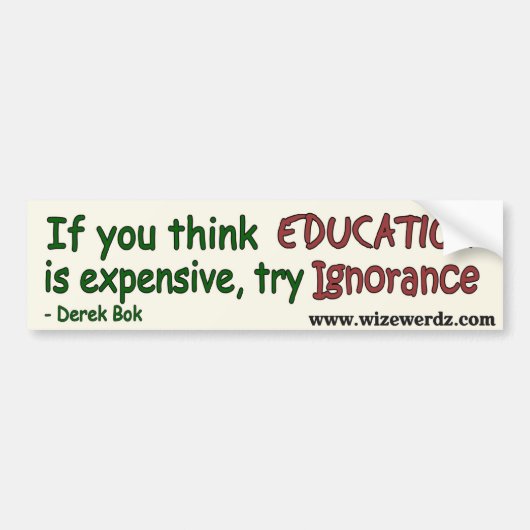 Onwetstekker - licht bumpersticker (Voorkant)