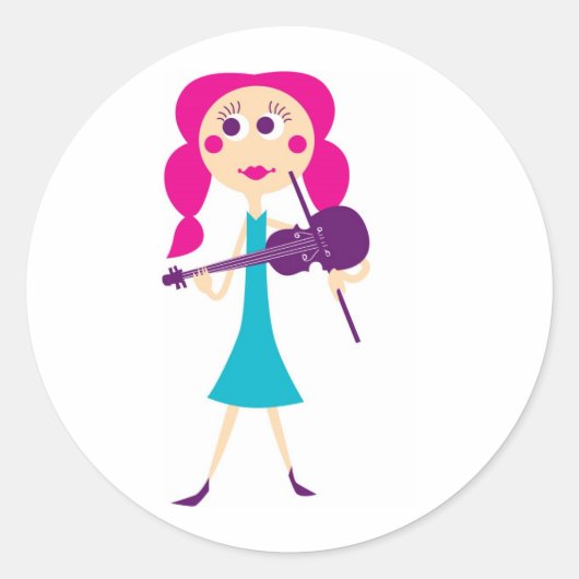 onwettelijk ronde sticker (Voorkant)