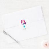 onwettelijk ronde sticker (Envelop)