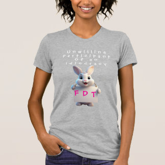 Onwillige deelnemer aan een idiocratie t-shirt