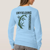 onwrikbaar doorzettingsvermogen t-shirt (Achterkant)