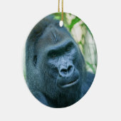 Onwrikbare Sterkte Silverback Gorilla Kito Keramisch Ornament (Rechts)