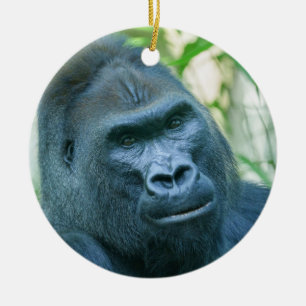 Onwrikbare Sterkte Silverback Gorilla Kito Keramisch Ornament