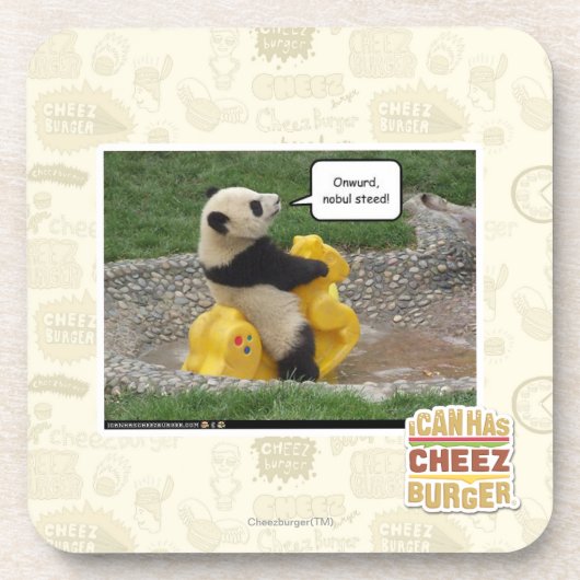 Onwurd, nobul steed! bier onderzetter (Voorkant)