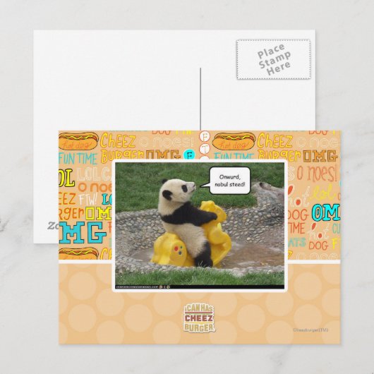 Onwurd, nobul steed! briefkaart (Voorkant / Achterkant)