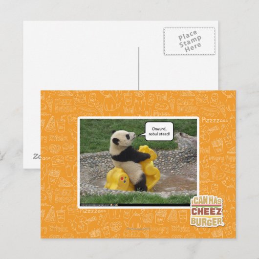 Onwurd, nobul steed! briefkaart (Voorkant / Achterkant)