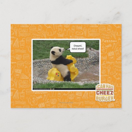 Onwurd, nobul steed! briefkaart (Voorkant)