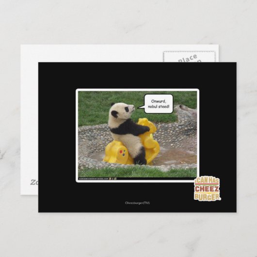 Onwurd, nobul steed! briefkaart (Voorkant / Achterkant)