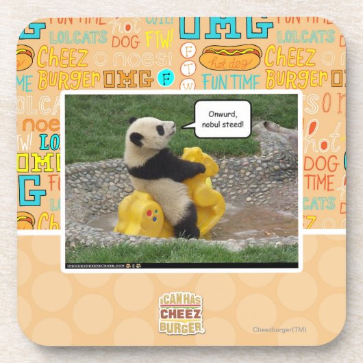 Onwurd, nobul steed! drankjes onderzetter (Voorkant)