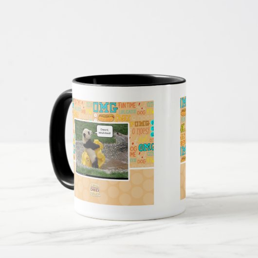 Onwurd, nobul steed! mok (Voorkant links)