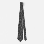Onyx Botanische Batik Stropdas (Voorkant)