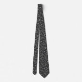 Onyx Botanische Batik Stropdas (Achterkant)