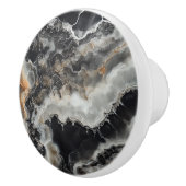 Onyx Edelsteen Natuurlijk Patroon Keramische Knop (Rechts)