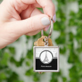 Onyx Eiffel Tower Sleutelhanger (Hand)