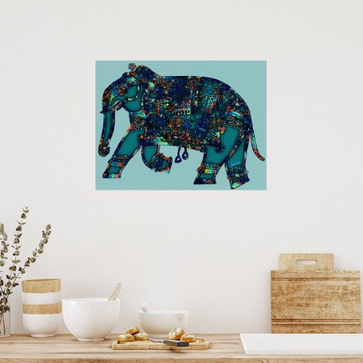 Onyx Elephant Poster (Keuken)