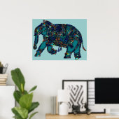 Onyx Elephant Poster (Thuiskantoor)