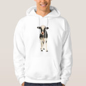 Onyx en Ivory Cow Hoody (Voorkant)