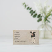 Onyx en Ivory Cow Visitekaartje/Labels Visitekaartje (Staand voorkant)