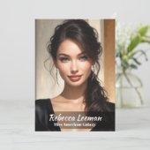 Onyx Fade Pageant handtekening Kaart (Staand voorkant)