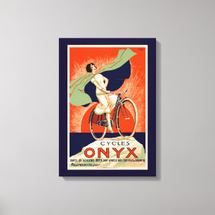  onyx-fietsreclame canvas afdruk