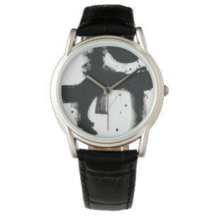Onyx Gesture - zwarte verflijnen Horloge