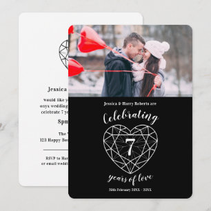 Onyx Jubileum Uitnodigingen fotofeesten 7 jaar