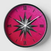 Onyx-kompas roos - voorruitglasachtergrond (Voorkant)