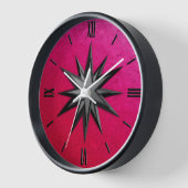 Onyx-kompas roos - voorruitglasachtergrond (Hoek)