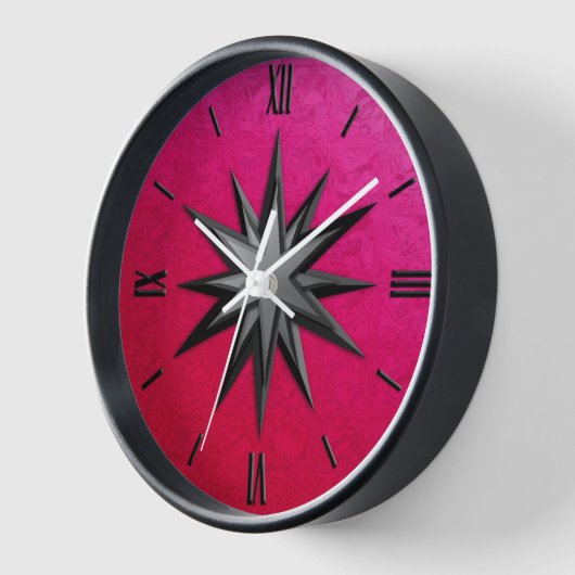 Onyx-kompas roos - voorruitglasachtergrond (Hoek)