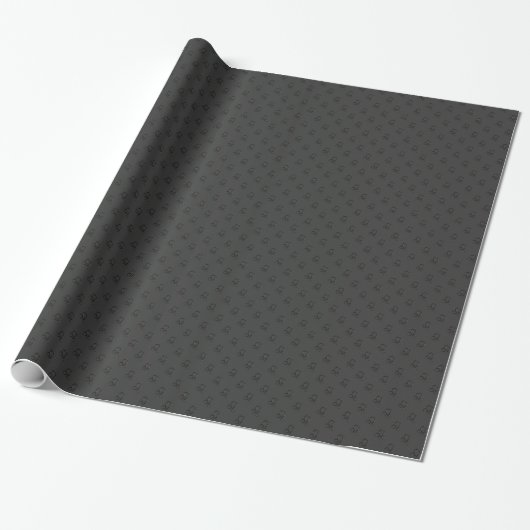 Onyx Leo Symbool Inpakpapier (Uitgerold)
