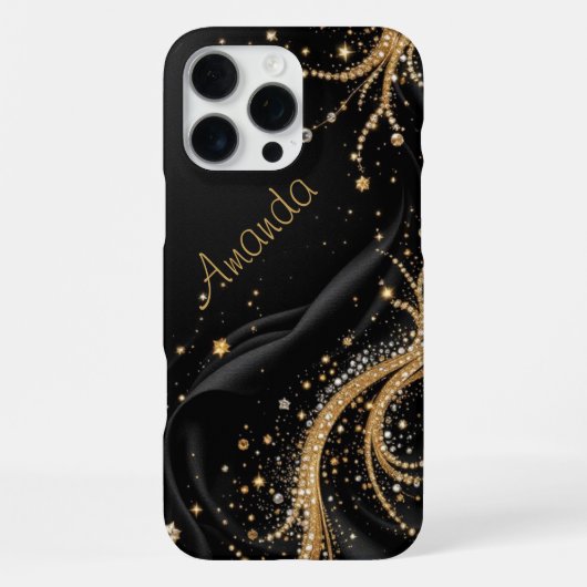Onyx Luxe iPhone Hoesje (Achterkant)