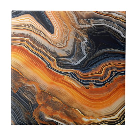 Onyx Marble Art Ceramic Tile Tegeltje (Voorkant)