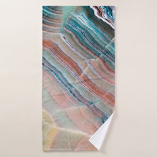 onyx marmer texture background of natural stonesto badhanddoek