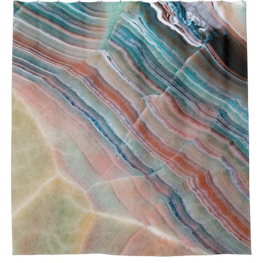 onyx marmer texture background of natural stonesto douchegordijn (Voorkant)