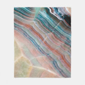 onyx marmer texture background of natural stonesto fleece deken (Voorkant)