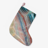 onyx marmer texture background of natural stonesto kleine kerstsok (Voorkant (Hangend))