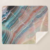 onyx marmer texture background of natural stonesto sherpa deken (Voorkant (horizontaal))