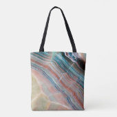 onyx marmer texture background of natural stonesto tote bag (Achterkant)