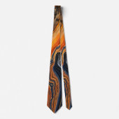 Onyx Marmeren Kunst Necksjaal Stropdas (Voorkant)