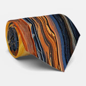 Onyx Marmeren Kunst Necksjaal Stropdas (Opgerold)
