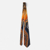 Onyx Marmeren Kunst Necksjaal Stropdas (Achterkant)